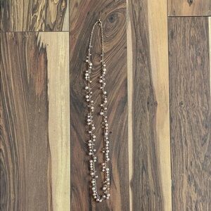 Banana Republic Bead and Rhinestone Necklace